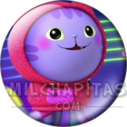 Chapa de La casa de muñecas de Gabby: DJ Catnip (Con la Música)