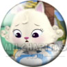 Chapa de La casa de muñecas de Gabby: Fluffy Flufferton (En el Flotador)