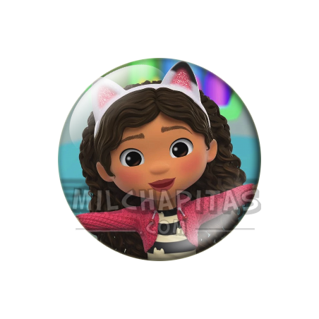 Chapa de La casa de muñecas de Gabby: Gabby (Brazos Abiertos)