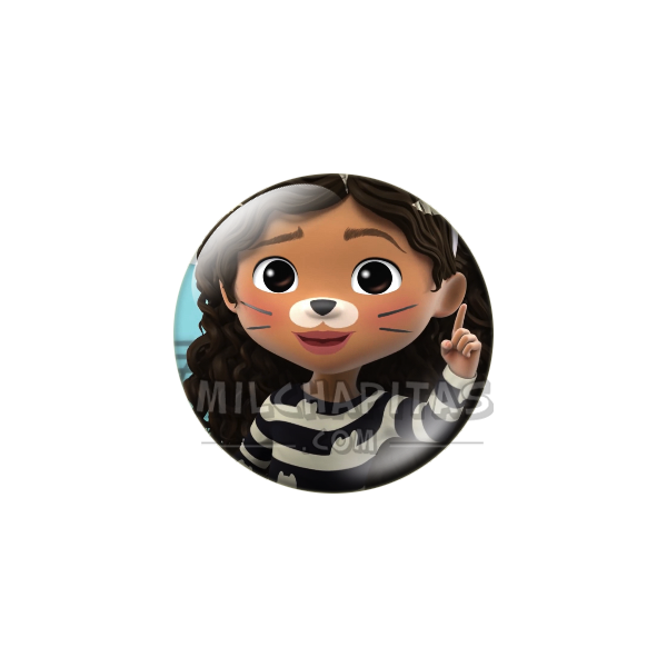 Chapa de La casa de muñecas de Gabby: Gabby (Con una Idea)
