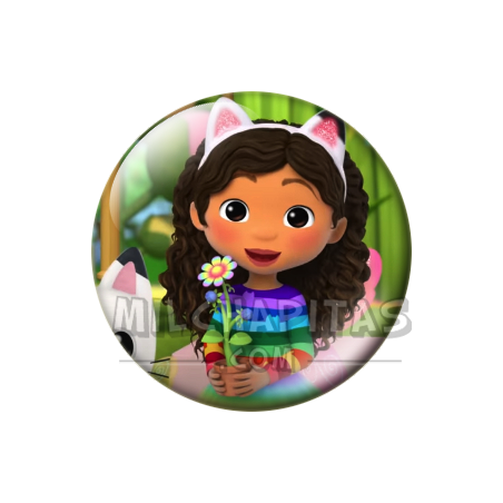 Chapa de La casa de muñecas de Gabby: Gabby (Fiesta de las Hadas)