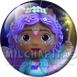 Chapa de La casa de muñecas de Gabby: Gabby (Hada de Noche)