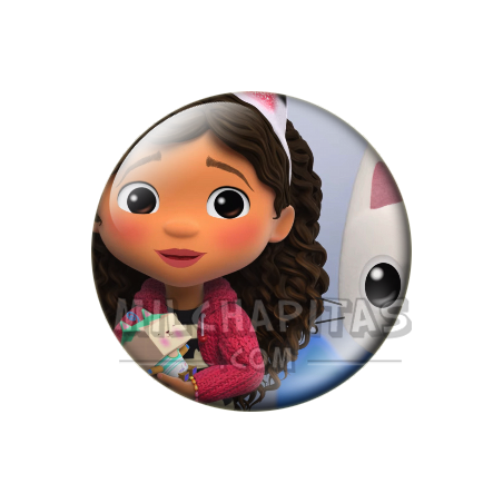 Chapa de La casa de muñecas de Gabby: Gabby y Pandy (Con Baby Box)