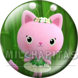 Chapa de La casa de muñecas de Gabby: Kitty Fairy