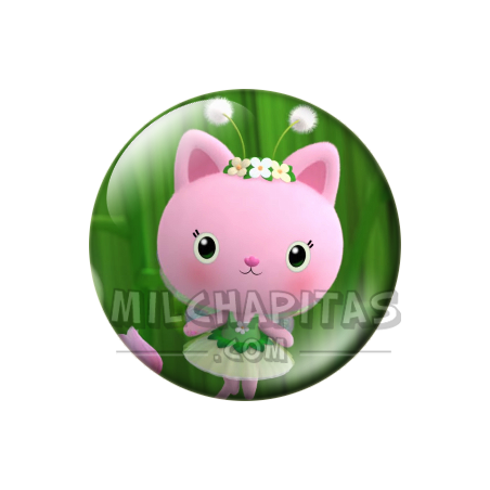 Chapa de La casa de muñecas de Gabby: Kitty Fairy