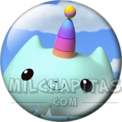 Chapa de La casa de muñecas de Gabby: Kitty Narwhal