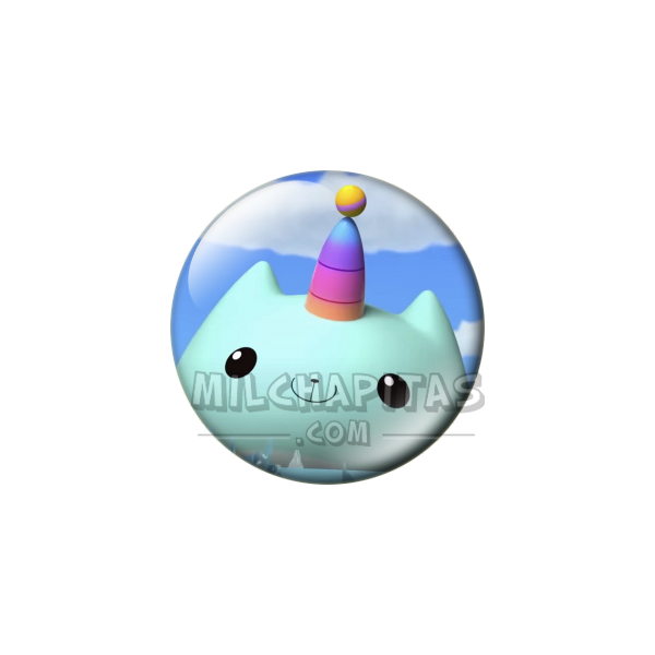 Chapa de La casa de muñecas de Gabby: Kitty Narwhal