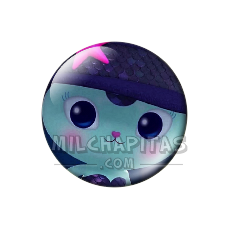 Chapa de La casa de muñecas de Gabby: MerCat (Con Sombrero)