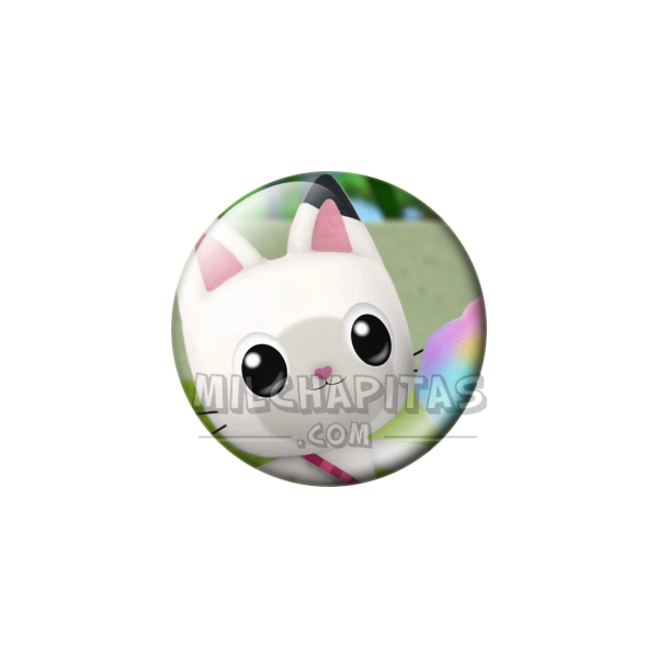 Chapa de La casa de muñecas de Gabby: Pandy Paws (Con Algodón de Azúcar)