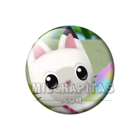 Chapa de La casa de muñecas de Gabby: Pandy Paws (Con Algodón de Azúcar)