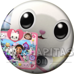 Chapa de La casa de muñecas de Gabby: Pandy Paws (Con la Fiambrera)