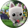 Chapa de La casa de muñecas de Gabby: Pandy Paws (En el Jardín)