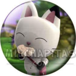 Chapa de La casa de muñecas de Gabby: Pandy Paws (Feliz)