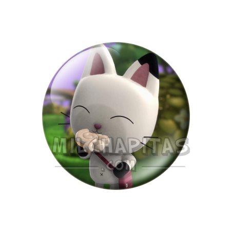 Chapa de La casa de muñecas de Gabby: Pandy Paws (Feliz)