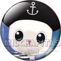 Chapa de La casa de muñecas de Gabby: Pandy Paws (Pirata)
