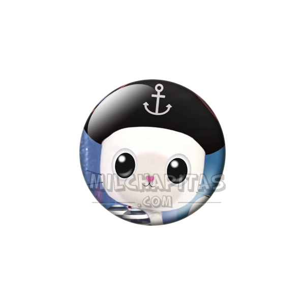 Chapa de La casa de muñecas de Gabby: Pandy Paws (Pirata)