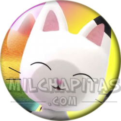 Chapa de La casa de muñecas de Gabby: Pandy Paws (Riendo)