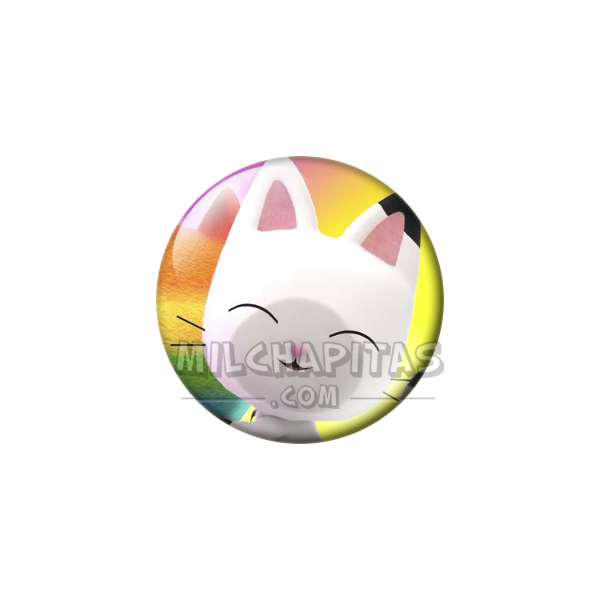 Chapa de La casa de muñecas de Gabby: Pandy Paws (Riendo)