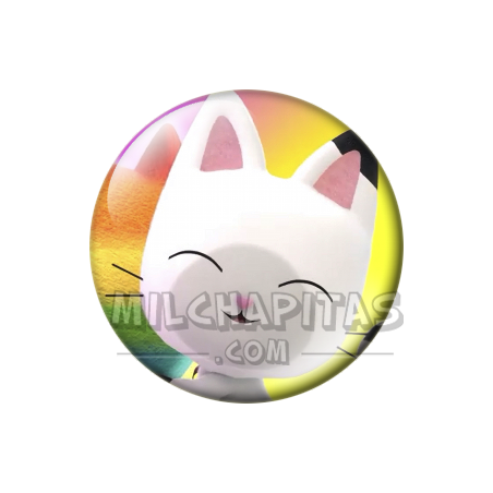 Chapa de La casa de muñecas de Gabby: Pandy Paws (Riendo)