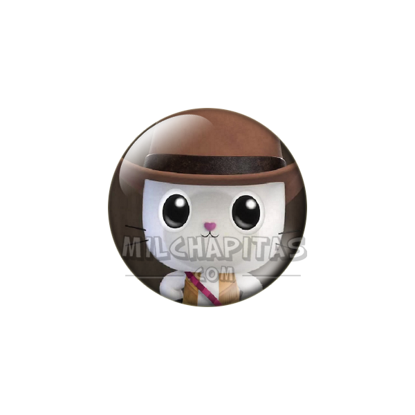 Chapa de La casa de muñecas de Gabby: Pandy Paws (Vaquero)