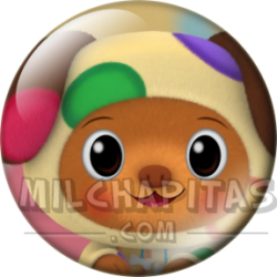 Chapa de La casa de muñecas de Gabby: Puggie Paws