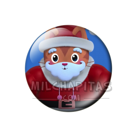 Chapa de La casa de muñecas de Gabby: Santa Kitty
