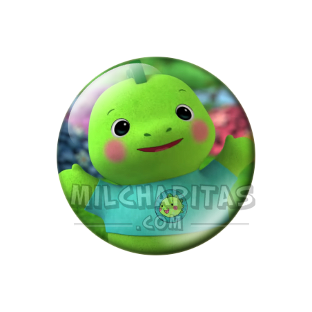 Chapa de La casa de muñecas de Gabby: Spongey-Saurus