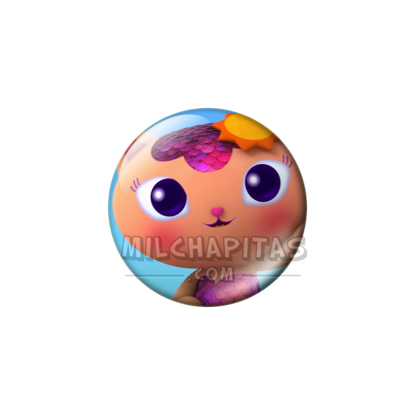 Chapa de La casa de muñecas de Gabby: SunnyCat