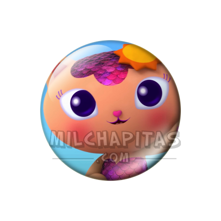 Chapa de La casa de muñecas de Gabby: SunnyCat