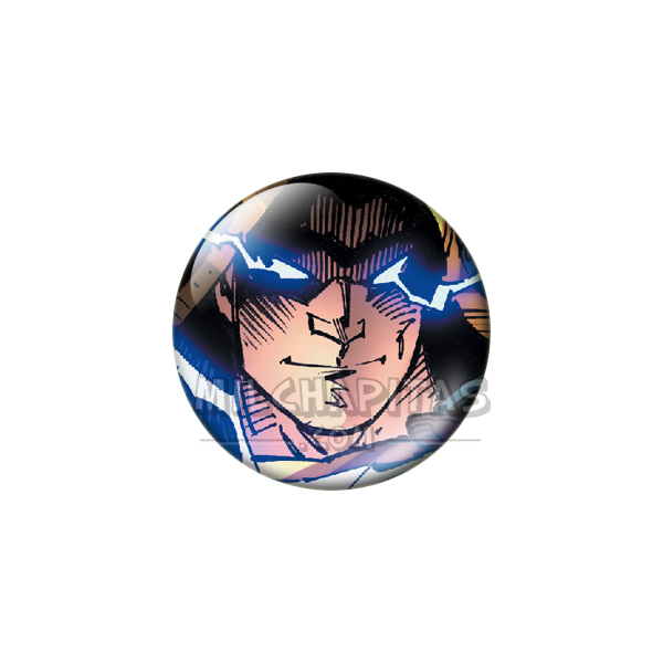 Chapa de DC Comics: Black Adam (Ojos de Rayo)