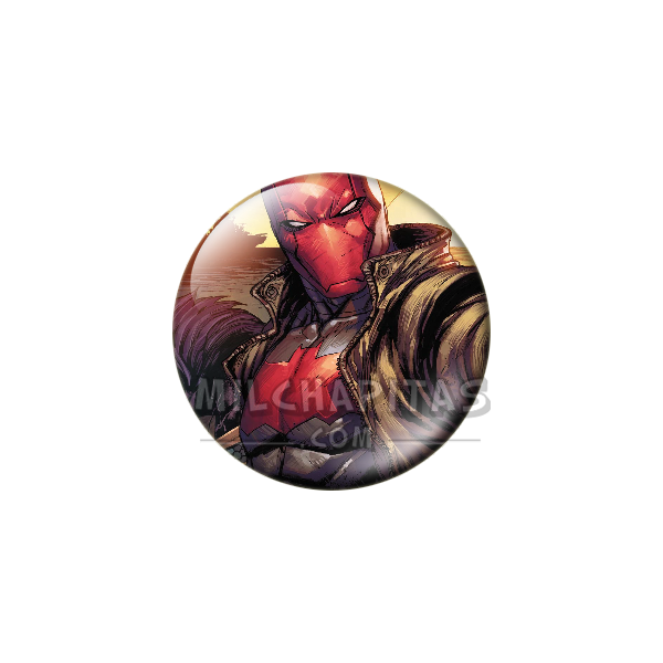 Chapa de DC Comics: Capucha Roja (Chaqueta de Cuero)