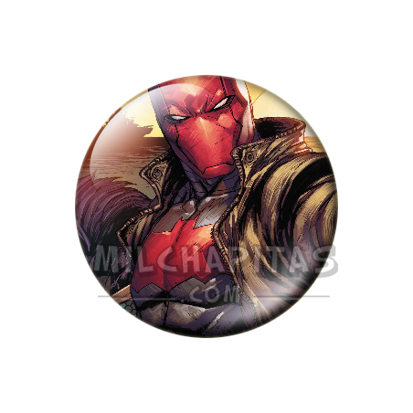 Chapa de DC Comics: Capucha Roja (Chaqueta de Cuero)