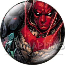 Chapa de DC Comics: Capucha Roja (Disparando)