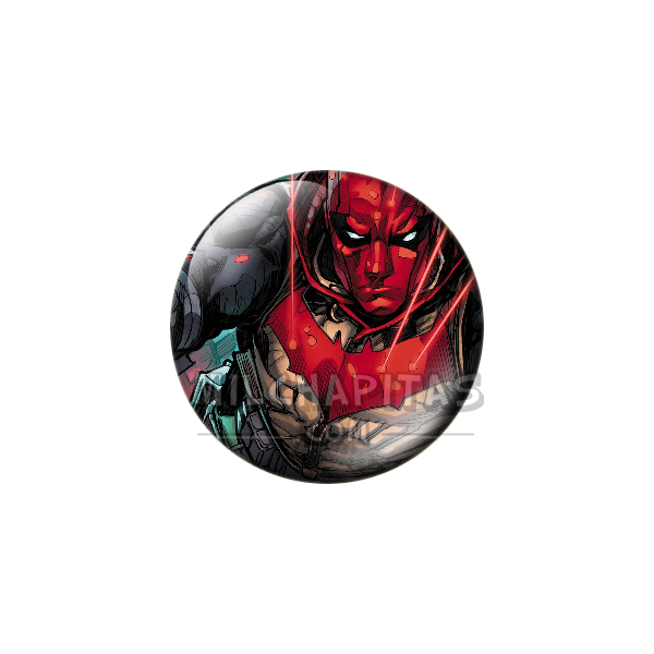 Chapa de DC Comics: Capucha Roja (Disparando)