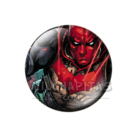 Chapa de DC Comics: Capucha Roja (Disparando)