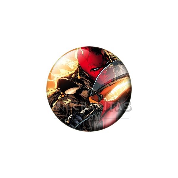 Chapa de DC Comics: Capucha Roja (En Moto)