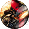 Chapa de DC Comics: Capucha Roja (En Moto)