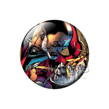 Chapa de DC Comics: Cyborg (Combate)