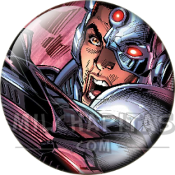 Chapa de DC Comics: Cyborg (Ojo Rojo)
