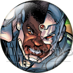 Chapa de DC Comics: Cyborg