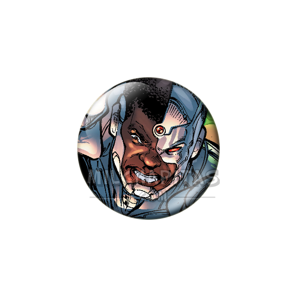 Chapa de DC Comics: Cyborg