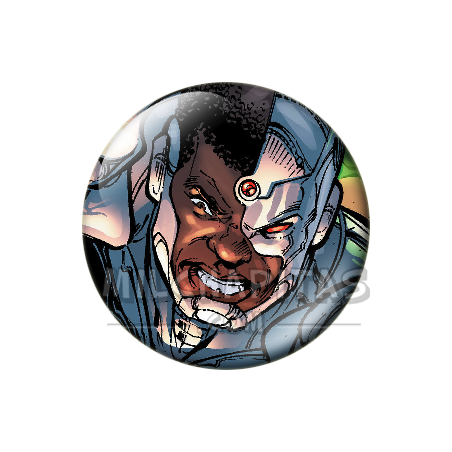 Chapa de DC Comics: Cyborg