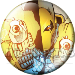 Chapa de DC Comics: Deathstroke (Pistolas)
