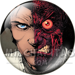 Chapa de DC Comics: Dos Caras (Two-Face)