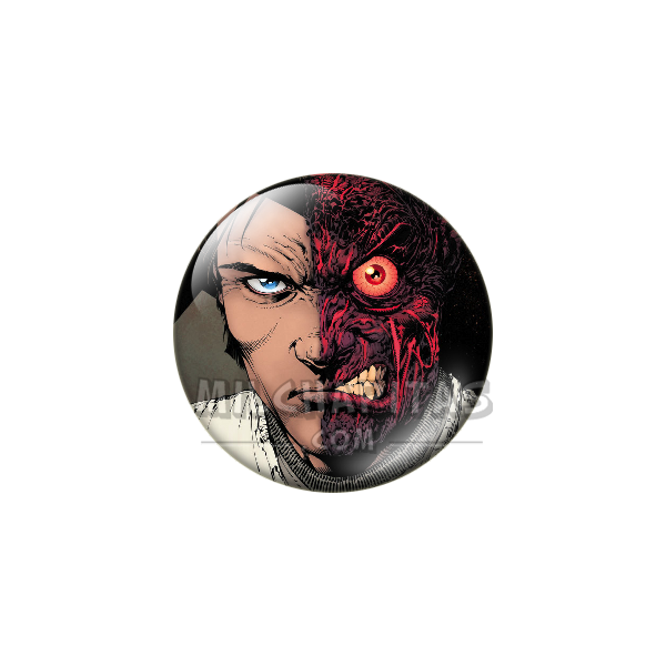Chapa de DC Comics: Dos Caras (Two-Face)