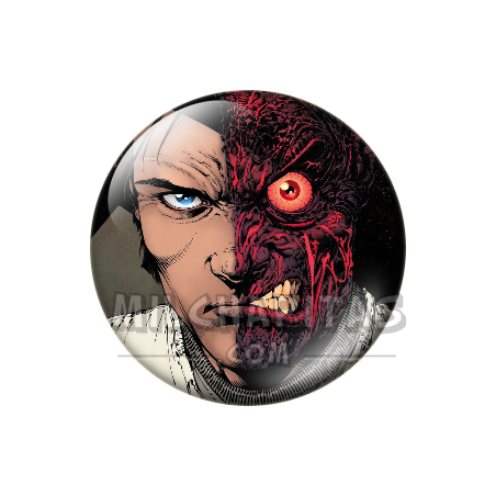 Chapa de DC Comics: Dos Caras (Two-Face)
