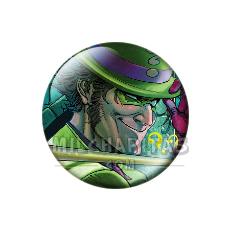Chapa de DC Comics: Enigma (The Riddler)