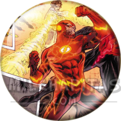 Chapa de DC Comics: Flash (Rayos)