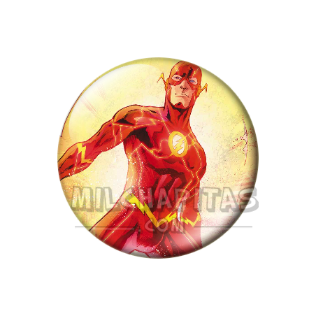 Chapa de DC Comics: Flash (Fuerza de la Velocidad)