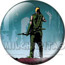 Chapa de DC Comics: Flecha Verde (De Espaldas)
